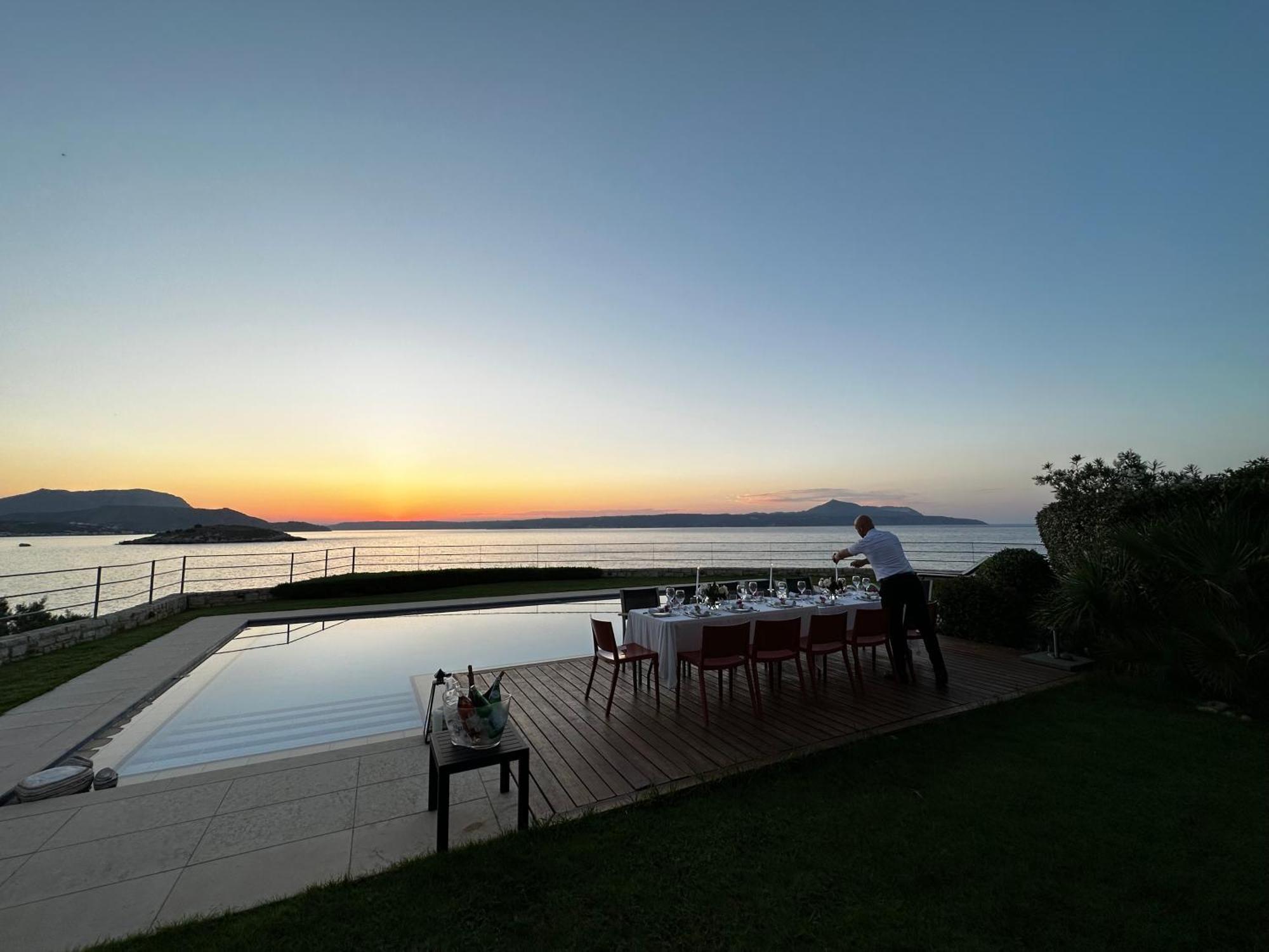 Sk Place Luxury Seafront Villas Chania Almirida Exterior foto