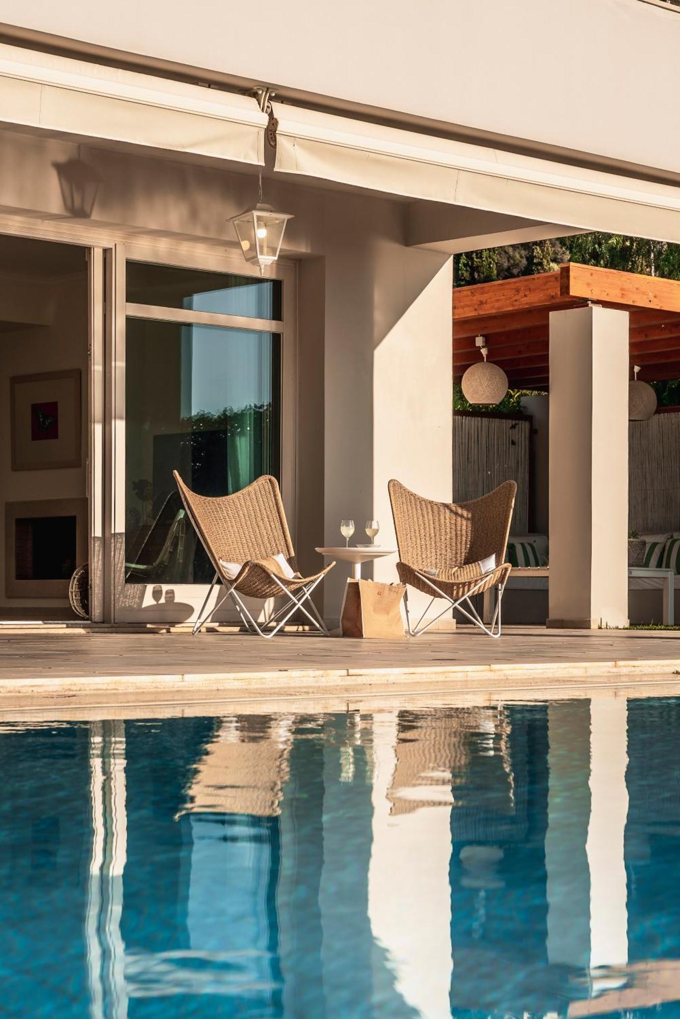 Sk Place Luxury Seafront Villas Chania Almirida Exterior foto
